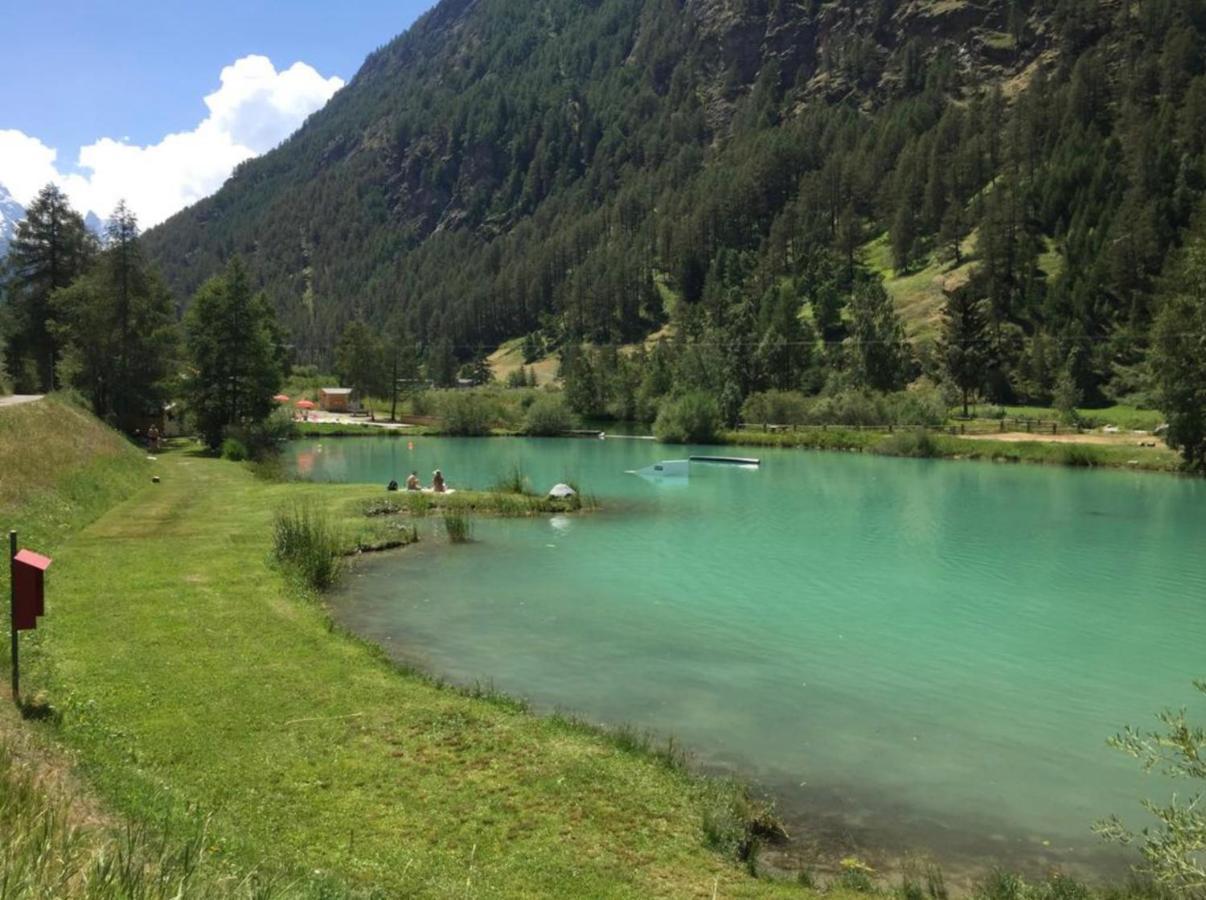 Moderne Dachwohnung Naehe Zermatt Mit Balkon テッシュ エクステリア 写真